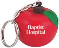 Key Chains: Apple Stress Ball Keychains